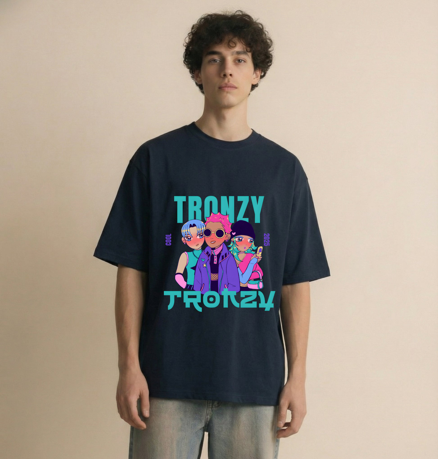 TRONZY Graphic Oversized T-Shirt